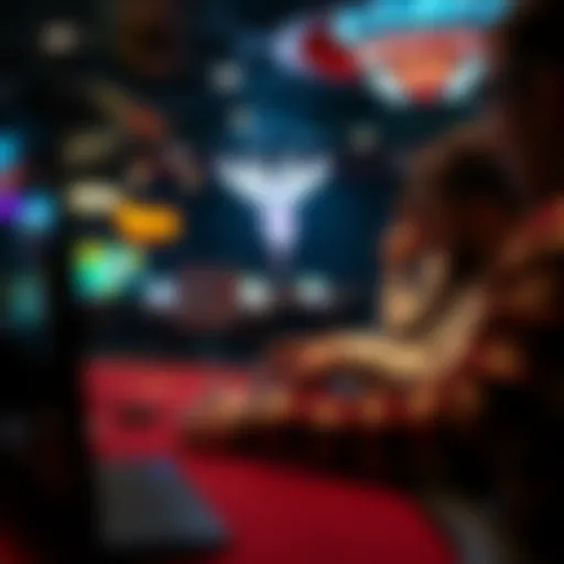 Online Poker Gameplay in Arkansas A digital representation of online poker gameplay