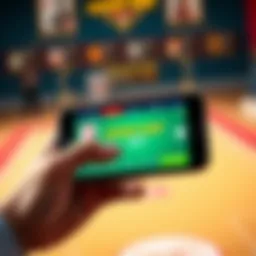 Mobile device displaying the Lucky Day app interface