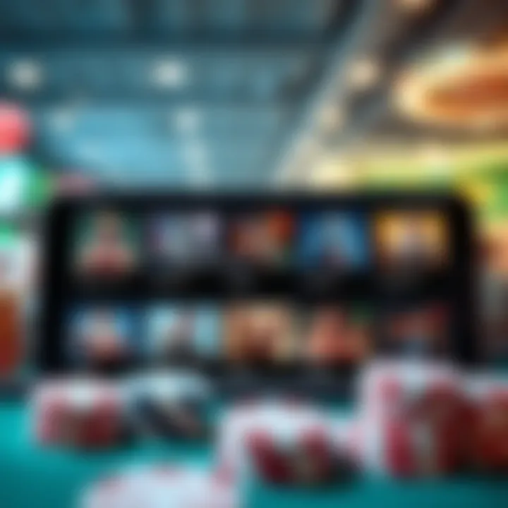 Diverse Betting Options in the App Display of various betting options available in the app