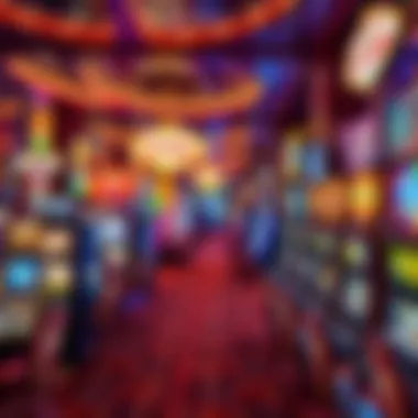 Inside the Heart of Las Vegas Gaming A bustling casino floor filled with various gaming options, illustrating the gambling culture