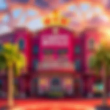 Vibrant Architecture of Casino Royale Casino Royale exterior view showcasing its vibrant architecture