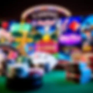 Diverse Game Offerings at Casino Royale A collage of popular casino games offered online