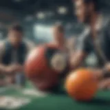 A detailed chart illustrating various sports betting types