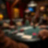 Cozy home poker setup with cards and chips