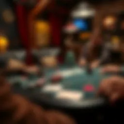 Cozy home poker setup with cards and chips