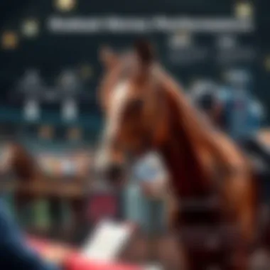 Evaluating Horse Performance for Informed Betting An infographic illustrating horse performance metrics