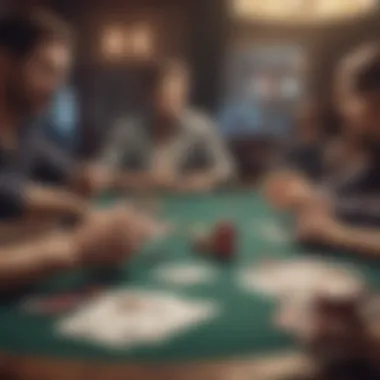 Set the Scene for Game Night A thoughtfully arranged poker set for a game night