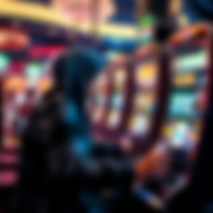 Experience the Thrill of Dolphin Slot Gameplay Player engaging with the Dolphin slot machine at a casino