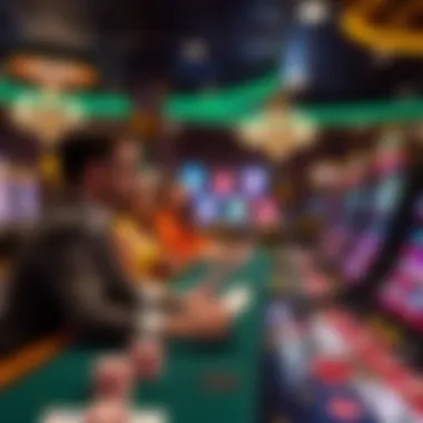 Engaging Gameplay at Ducky Luck Casino Engaging gameplay scene highlighting popular casino games