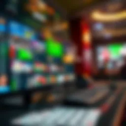 A vibrant online sports betting interface showcasing diverse sports options