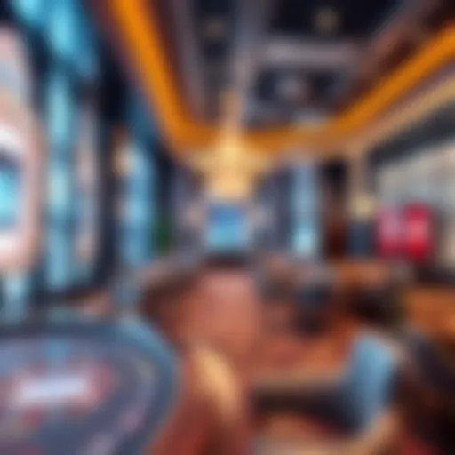 A luxurious casino lounge showcasing exclusive areas for members