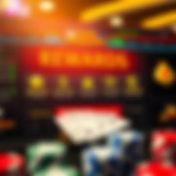 Rewards Program Overview Close-up of a rewards program dashboard displaying various benefits