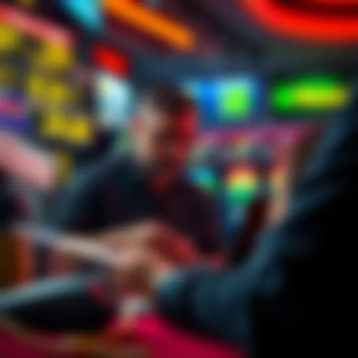 Analyzing Lottery Trends and Statistics A person analyzing lottery statistics and trends