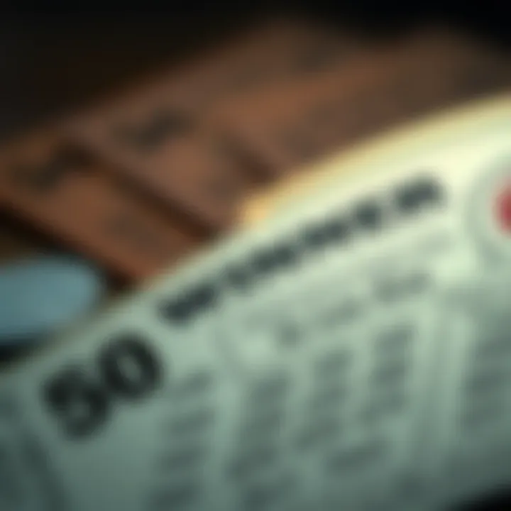 Winning Ticket Highlighting Success A close-up shot of a winning lottery ticket