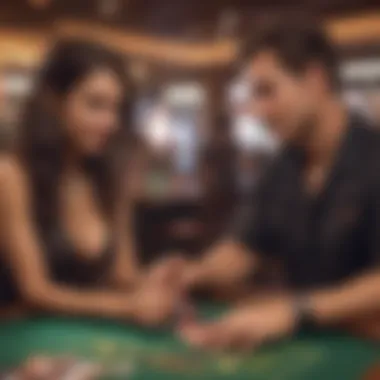 Player Engagement in Free Games Player engaging with a free game at Aztec Casino