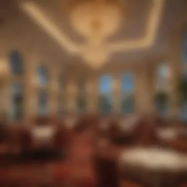 Exquisite Dining at Baha Mar Casino Luxurious dining setting within the casino offering exquisite cuisine