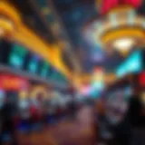 Casino floor bustling with activity