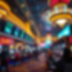 Casino floor bustling with activity