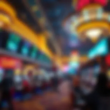 Vibrant Casino Environment Casino floor bustling with activity