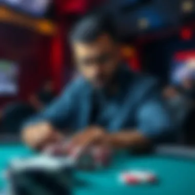Mechanics of DoubleDown Promotions in Poker Illustration depicting the mechanics of DoubleDown promotions in online poker