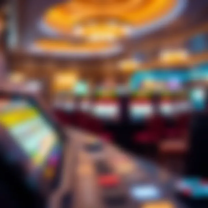 Doubledown Casino Interface Overview Vibrant representation of the Doubledown Casino interface