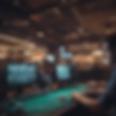 Technology Behind Live Dealer Gaming Technological setup for live dealer gaming, showcasing cameras and screens