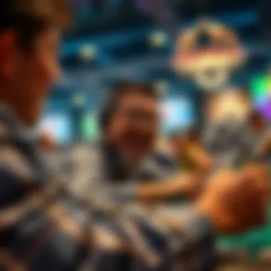 Excitement of Gaming on the WSOP App A player enjoying a game on the WSOP app with excitement