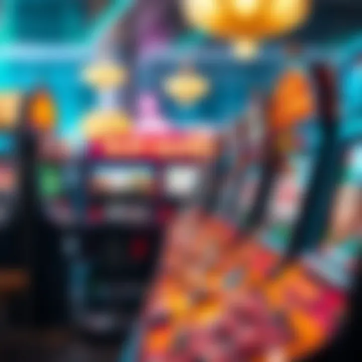 Diverse Themes of Slot Machine Games A collage of different slot machine themes available for download