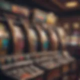 Visual representation of diverse online slot machines