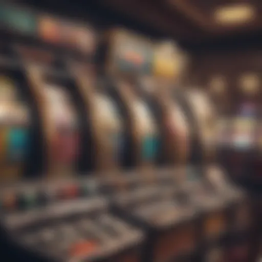 Visual representation of diverse online slot machines