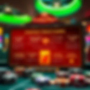 Strategic Tips for Slot Gaming Strategic tips displayed on a virtual board for slot gaming