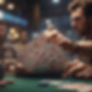 Exciting Poker Gameplay Exciting poker gameplay on a digital interface