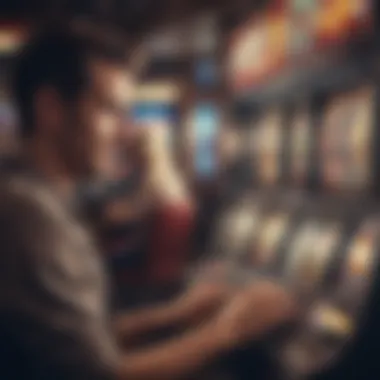 A close-up of a player enjoying a free slot game