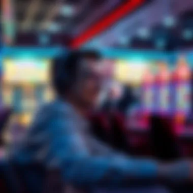 Virtual Slots Gaming Experience An engaging virtual environment highlighting a player enjoying a free slots game.