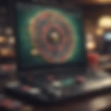 Modern Interface of Online Gambling A modern gambling interface showcasing various online games