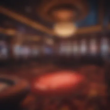 Vibrant Atmosphere of Hard Rock Casino Tulsa Gaming Floor Luxurious gaming floor with vibrant lights
