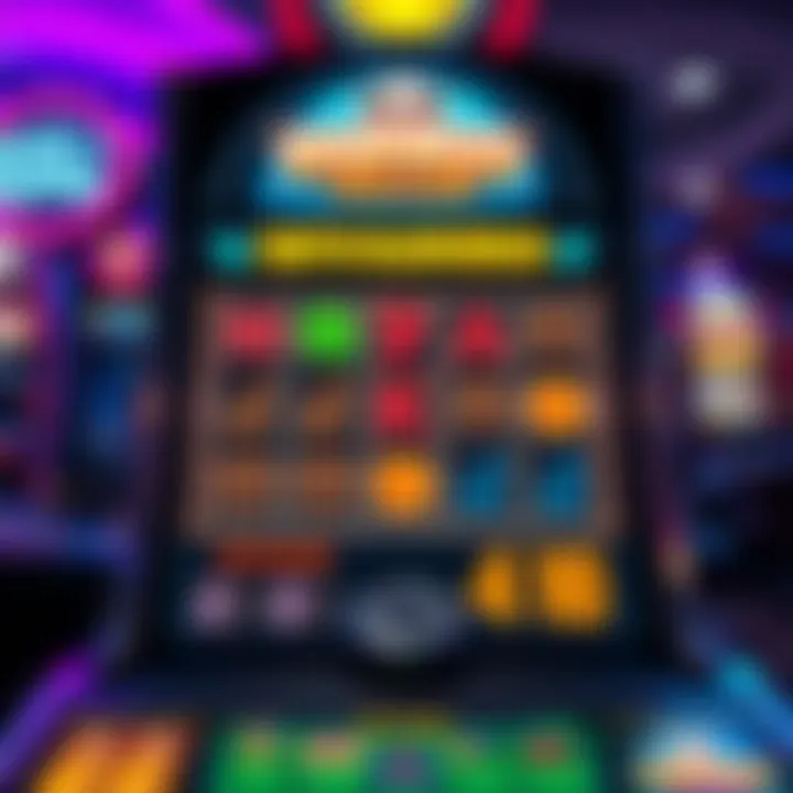 Gameplay Interface Screenshot of the gameplay showcasing the slot machine