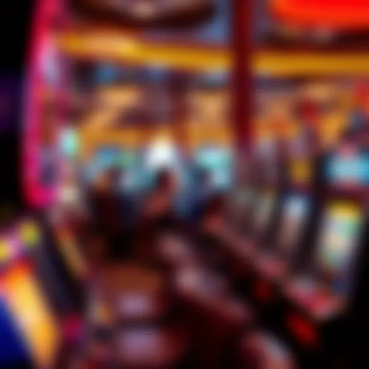 An engaging atmosphere in a casino highlighting players enjoying penny slots.