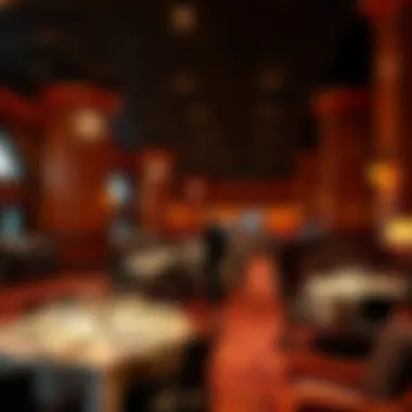 Sophisticated Dining Experience at Mohegan Sun Pocono Downs Elegant dining area within Mohegan Sun Pocono Downs