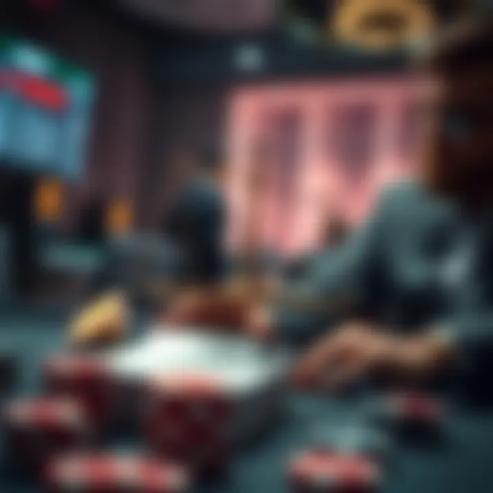 A conceptual image highlighting risks and rewards in betting