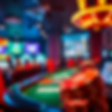 Visual representation of trends in new gambling site popularity