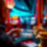 The thrill of an online casino game in action with vibrant graphics.