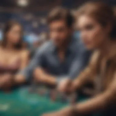 Strategic Gameplay in Online Casinos A strategic gameplay session in an online casino