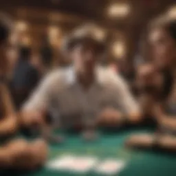 Digital representation of Texas Hold'em gameplay