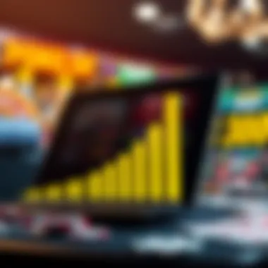 Popularity of Online Scratch Offs Graph showcasing the rise in popularity of online scratch off tickets