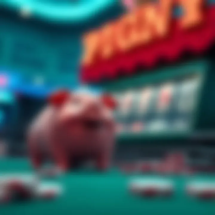 A visual guide to strategies for maximizing piggy jackpot bets
