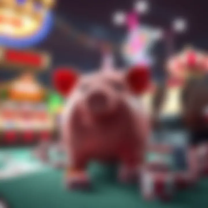 An infographic showcasing the appeal of piggy jackpots to players