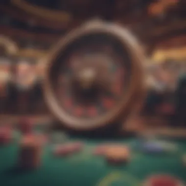 Experience of a Virtual Casino A modern virtual casino setting with captivating elements