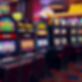 Visual representation of various slot machines showcasing free spins features