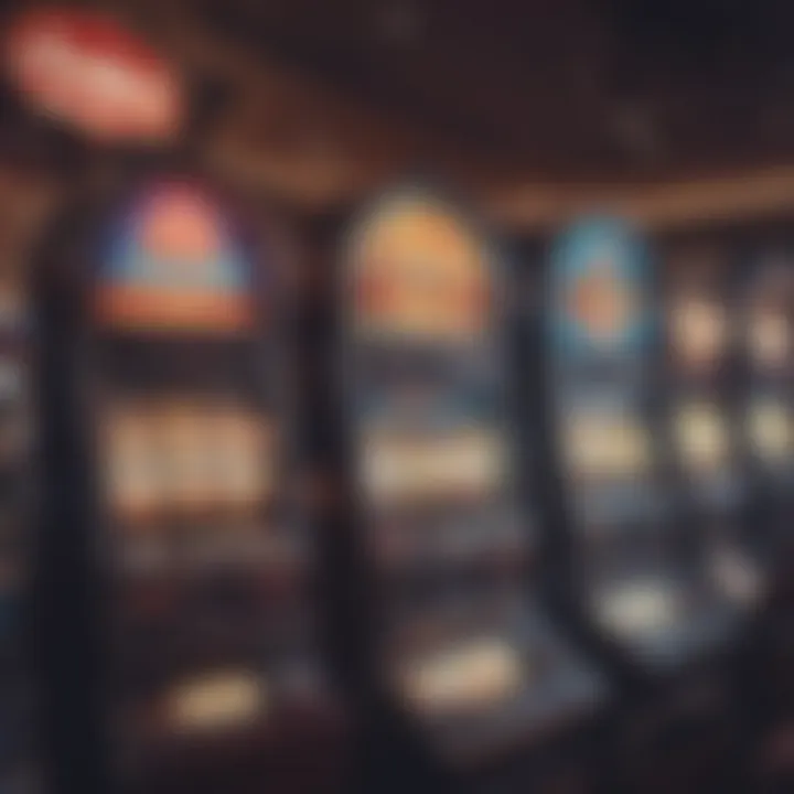 A collection of popular slot titles displayed in a lively gaming environment